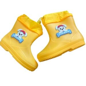 Yellow Kids Rain Boots size 1
